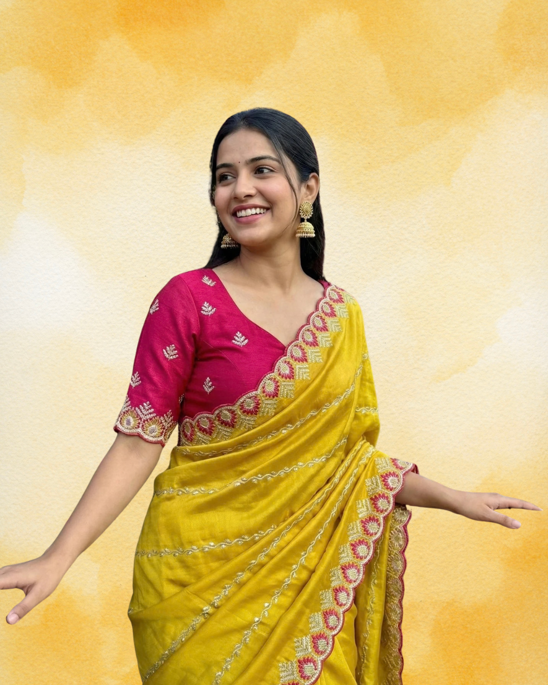red and white illustrated floral ugadi sale instagram post (9)